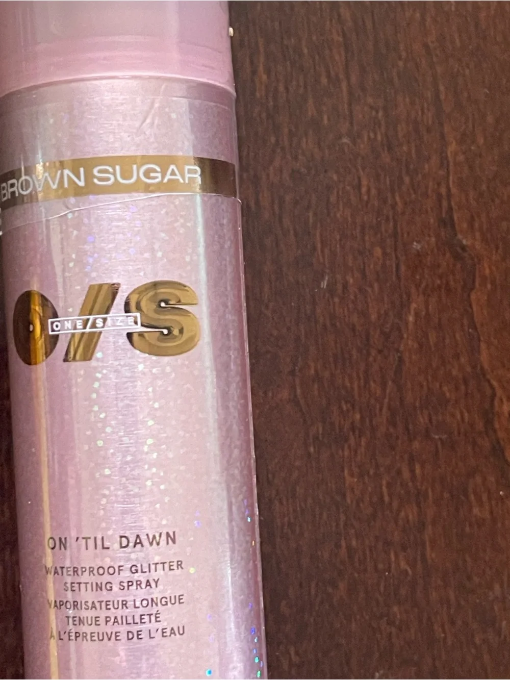 On 'Til Dawn Waterproof Glitter Setting Spray - Pink